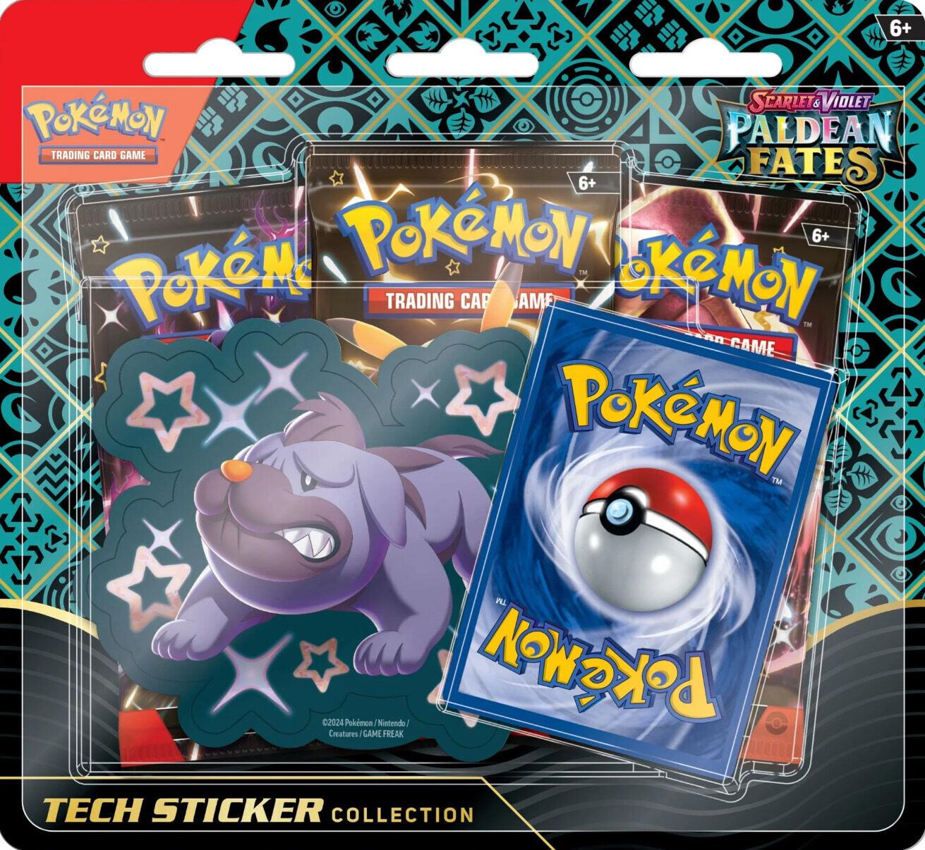 Pokémon  Paldeas Schicksal Tech Sticker Collection (Englisch) (Assortiert) 