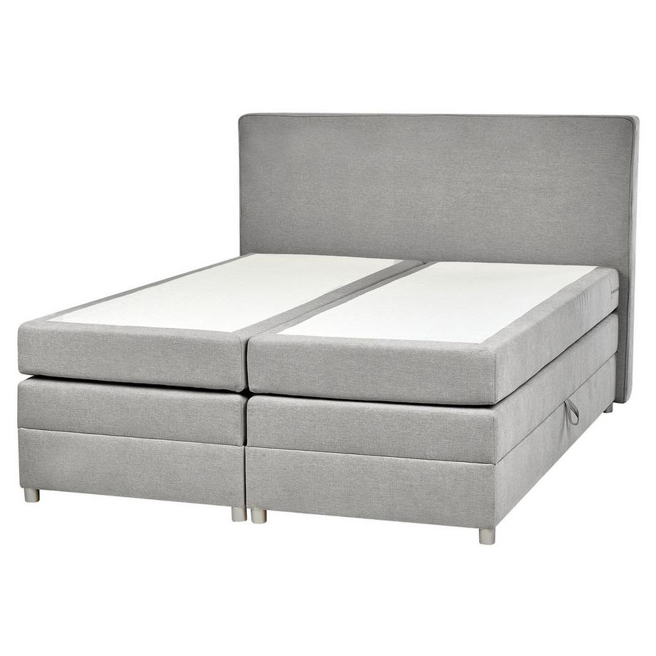 Beliani Boxspringbett mit Stauraum aus Stoff Klassisch MINISTER  