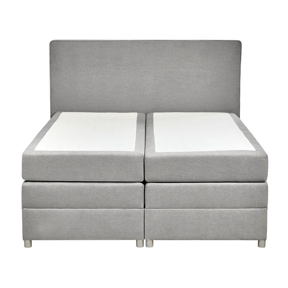 Beliani Boxspringbett mit Stauraum aus Stoff Klassisch MINISTER  