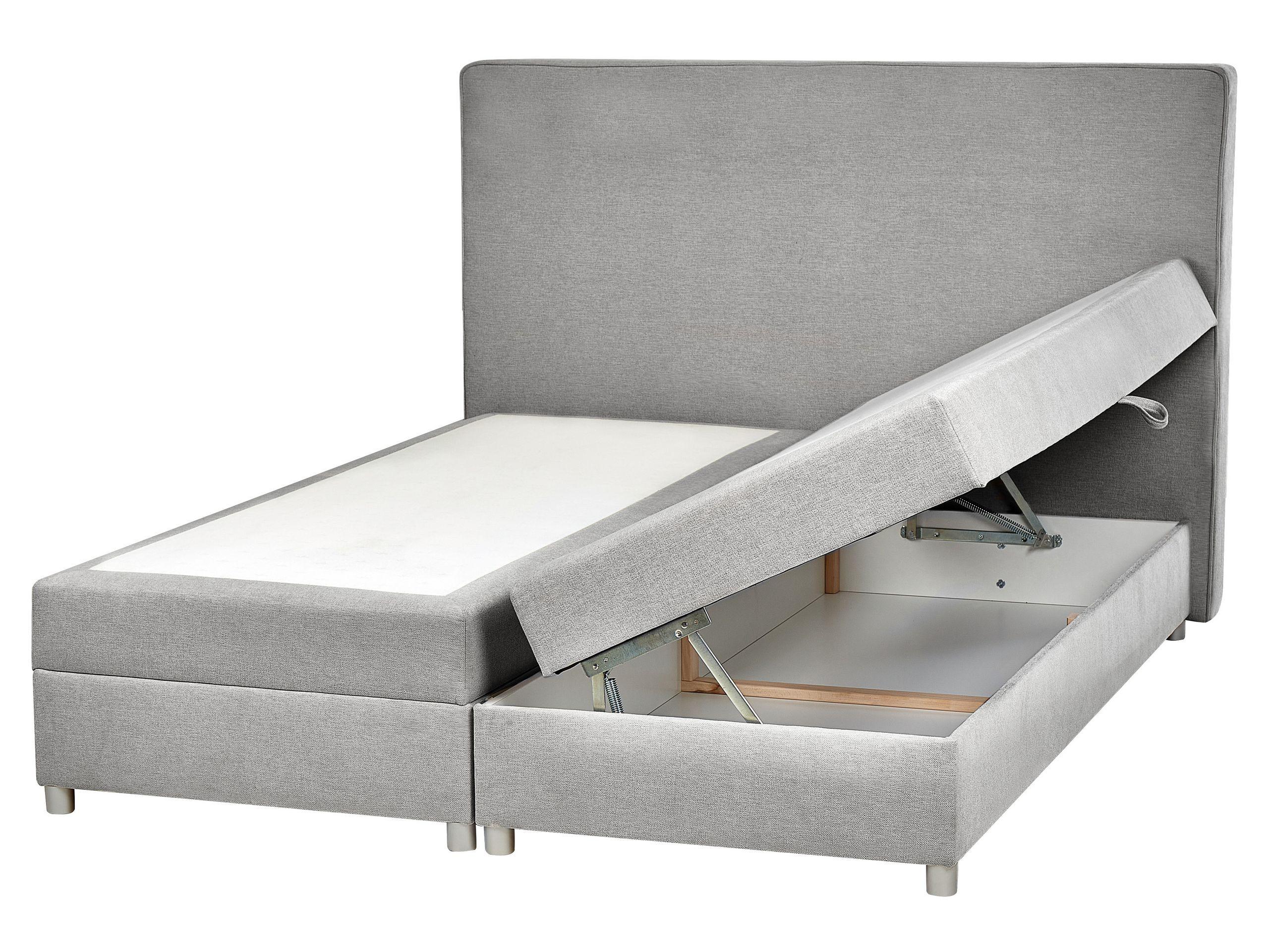 Beliani Letto boxspring en Poliestere Moderno MINISTER  