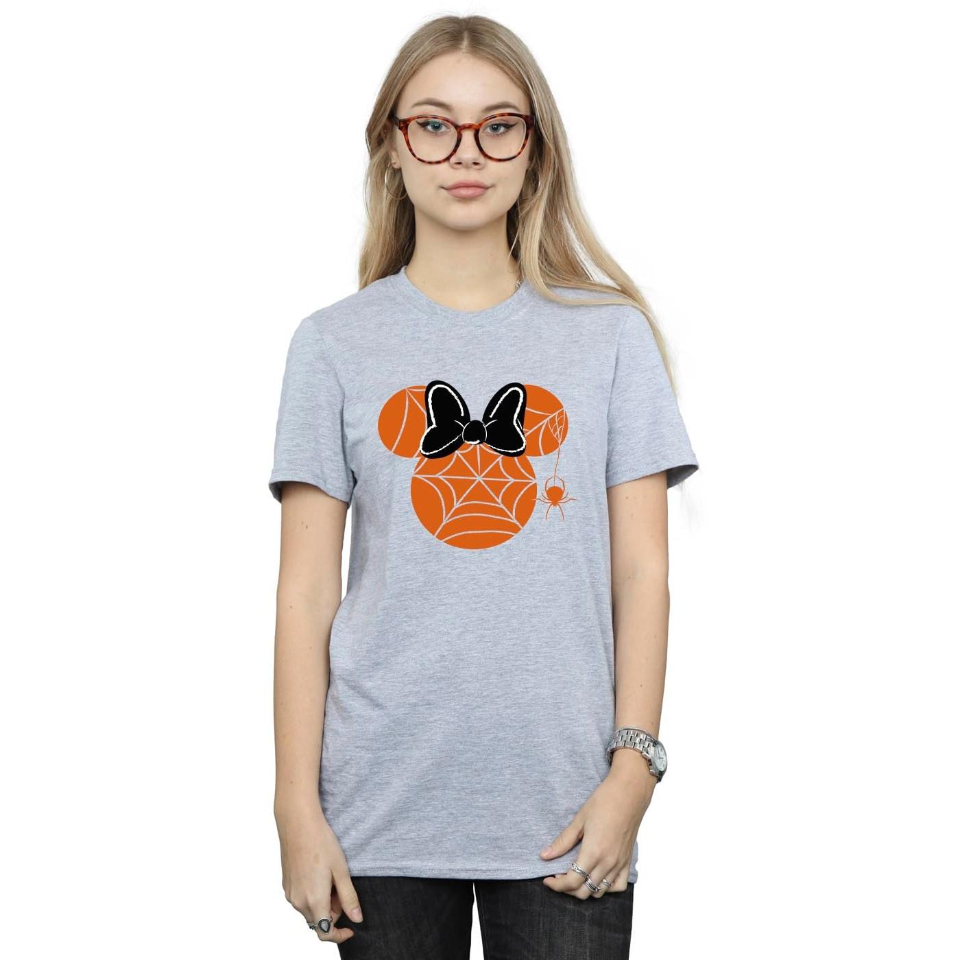 Minnie Mouse Halloween T-Shirt Toile d'Araignée  