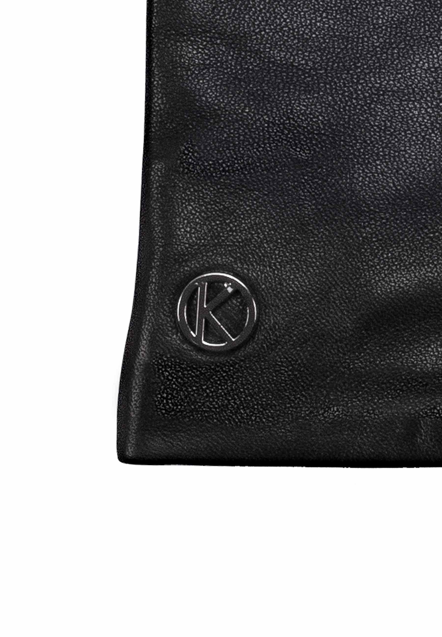 KESSLER  Gants longs élégants "AVA Touch" en cuir d'agneau premium avec fonction tactile et doublure en cachemire 