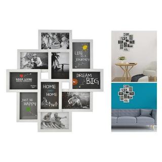 Iso Trade Cornice per 10 foto - bianca  