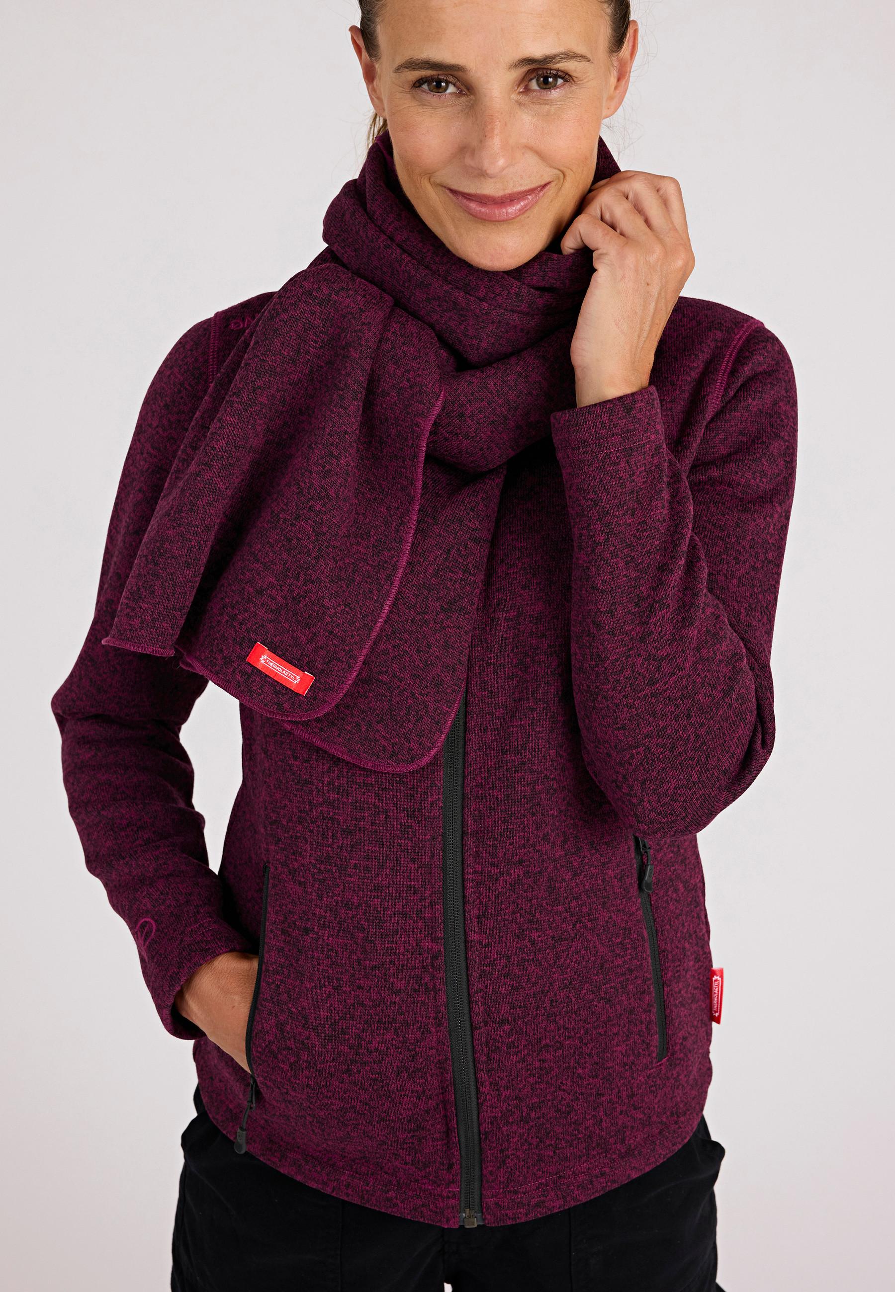 Image of Warmer Fleece-schal Unisex Thermolactyl Damen Violett ONE SIZE