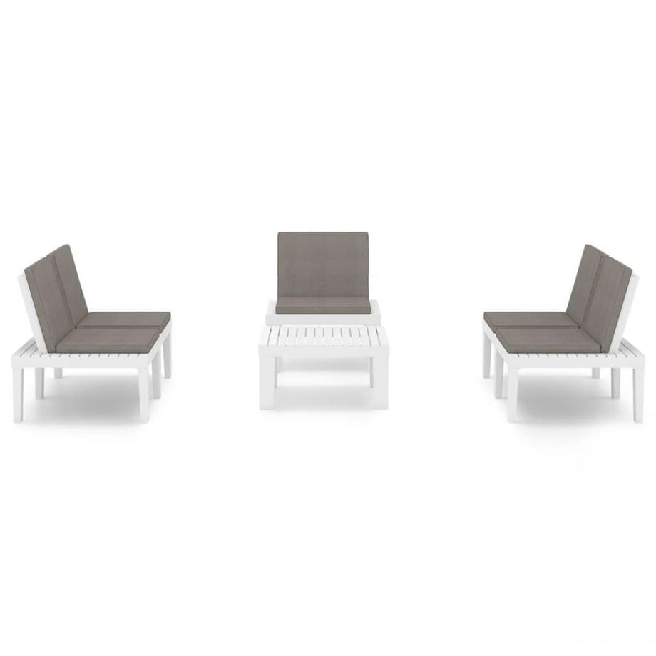 VidaXL set da giardino Plastica  