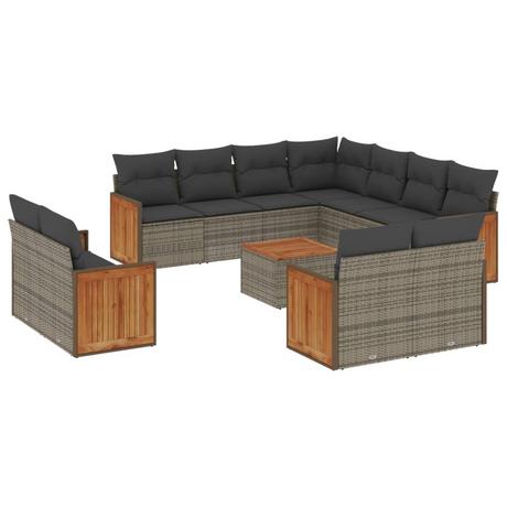 VidaXL Garten sofagarnitur poly-rattan  