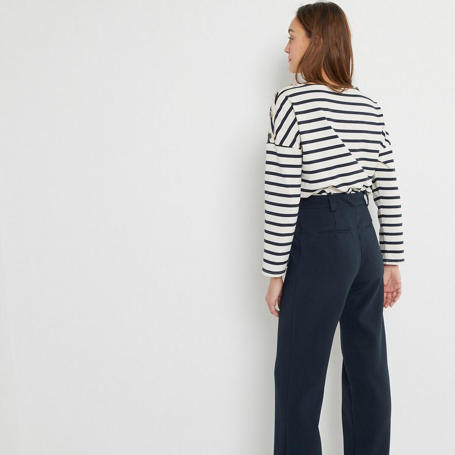 La Redoute Collections Top Maniche Lunghe Rigato Signature  