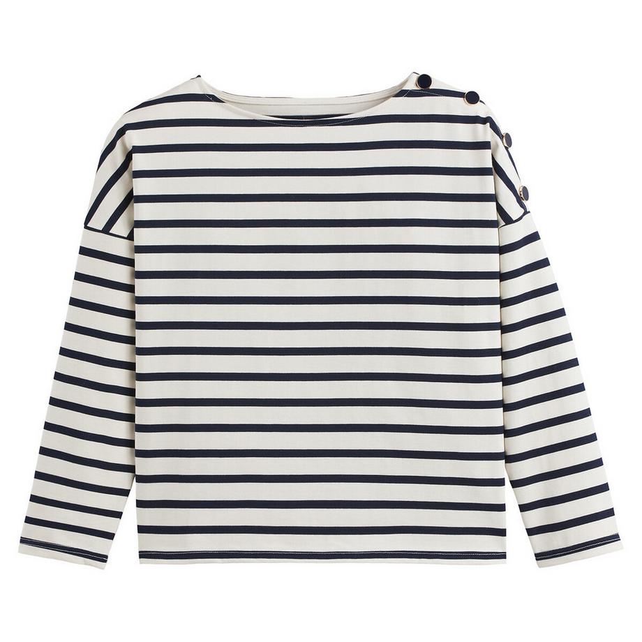 La Redoute Collections Top Maniche Lunghe Rigato Signature  
