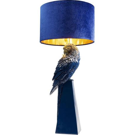 KARE Design Lampe à poser Perroquet bleu 84  