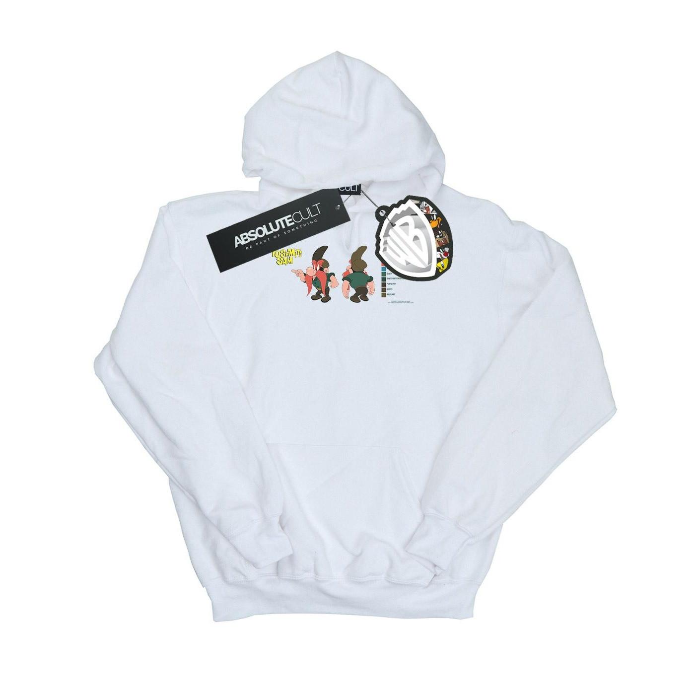 Image of Yosemite Sam Colour Code Kapuzenpullover Herren Weiss S