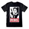 STAR WARS TShirt Rebel Han Solo  Nero