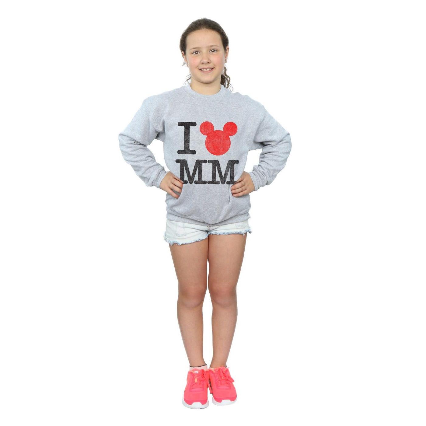 Disney  I Love Mickey Sweatshirt 