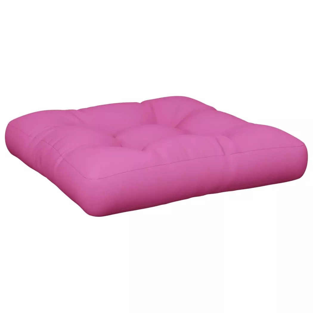 Coussin de palette rose 58x58x10 cm tissu oxford Vidaxl