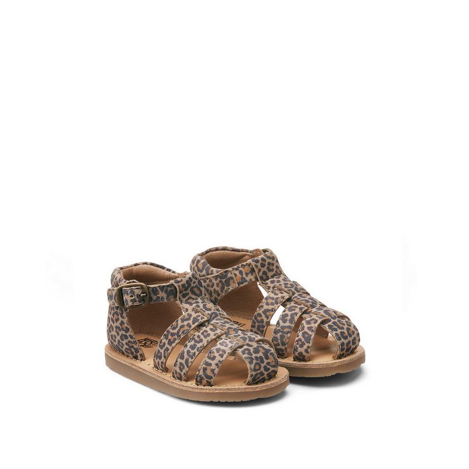 La Redoute Collections Sandali piatti con stampa leopardata Sandalen 