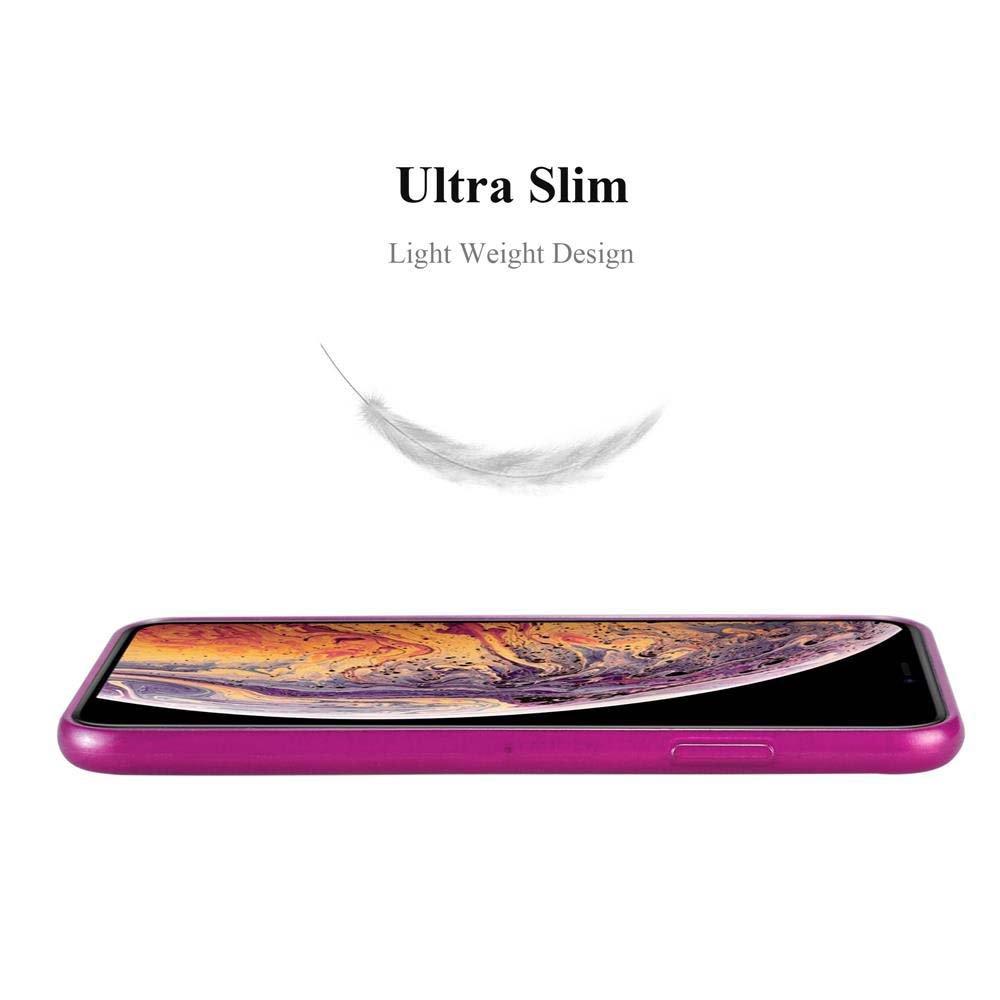 Cadorabo  Housse compatible avec Apple iPhone XS MAX - Coque de protection en silicone TPU flexible au design brossé 