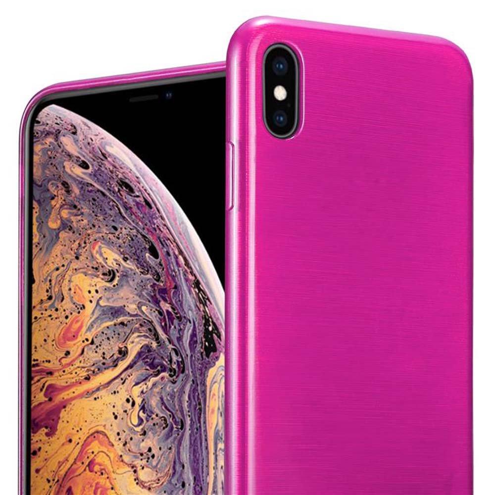 Cadorabo  Housse compatible avec Apple iPhone XS MAX - Coque de protection en silicone TPU flexible au design brossé 