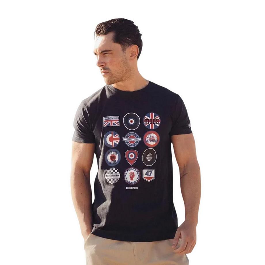 Lambretta T-Shirt Imprimé Badge  