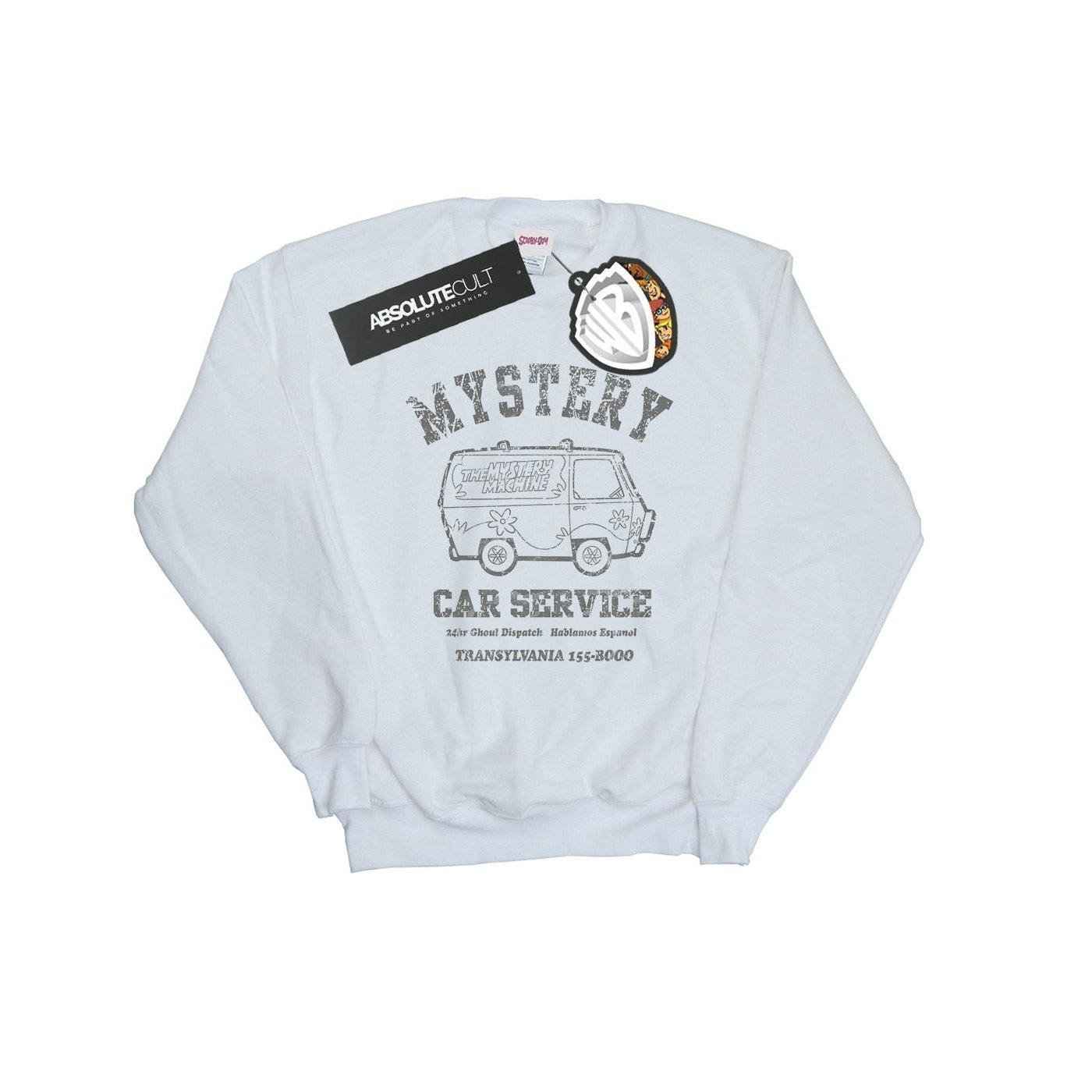 Image of Mystery Car Service Sweatshirt Damen Weiss S