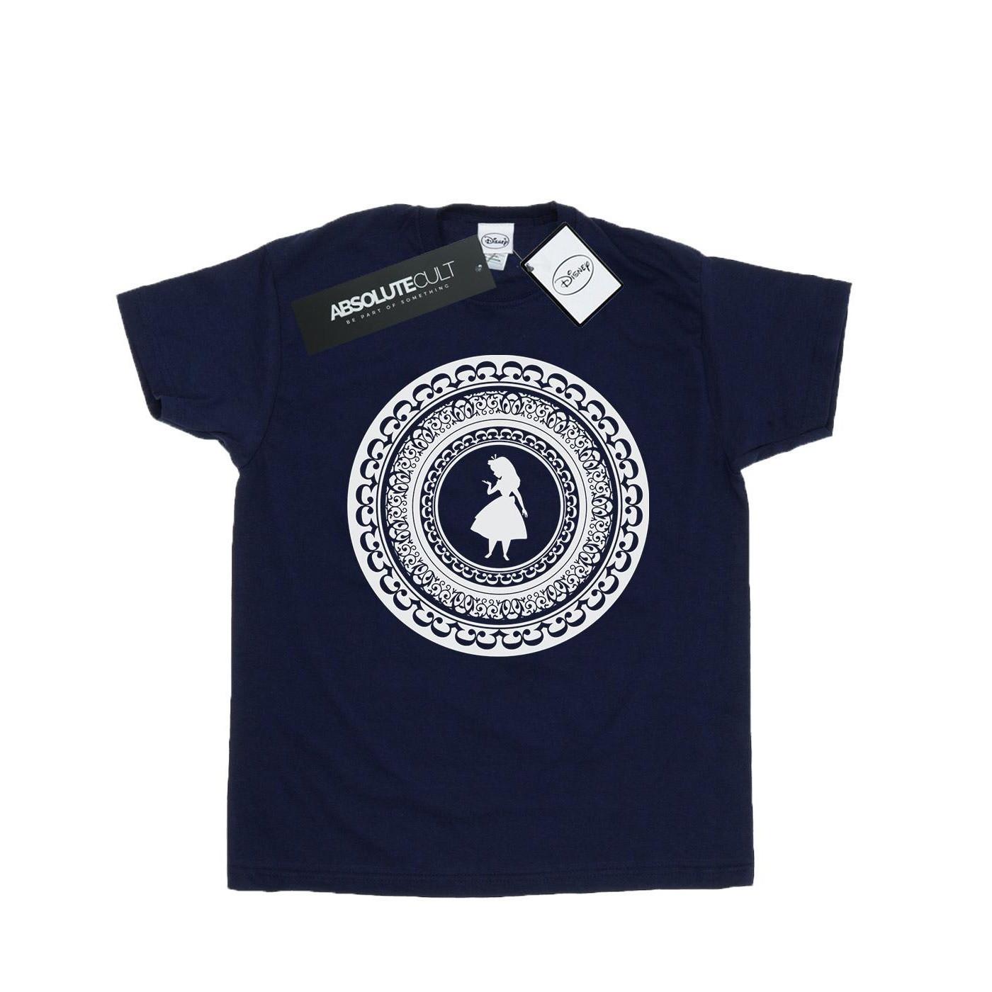 Image of Alice In Wonderland Circle Tshirt Herren Marine M