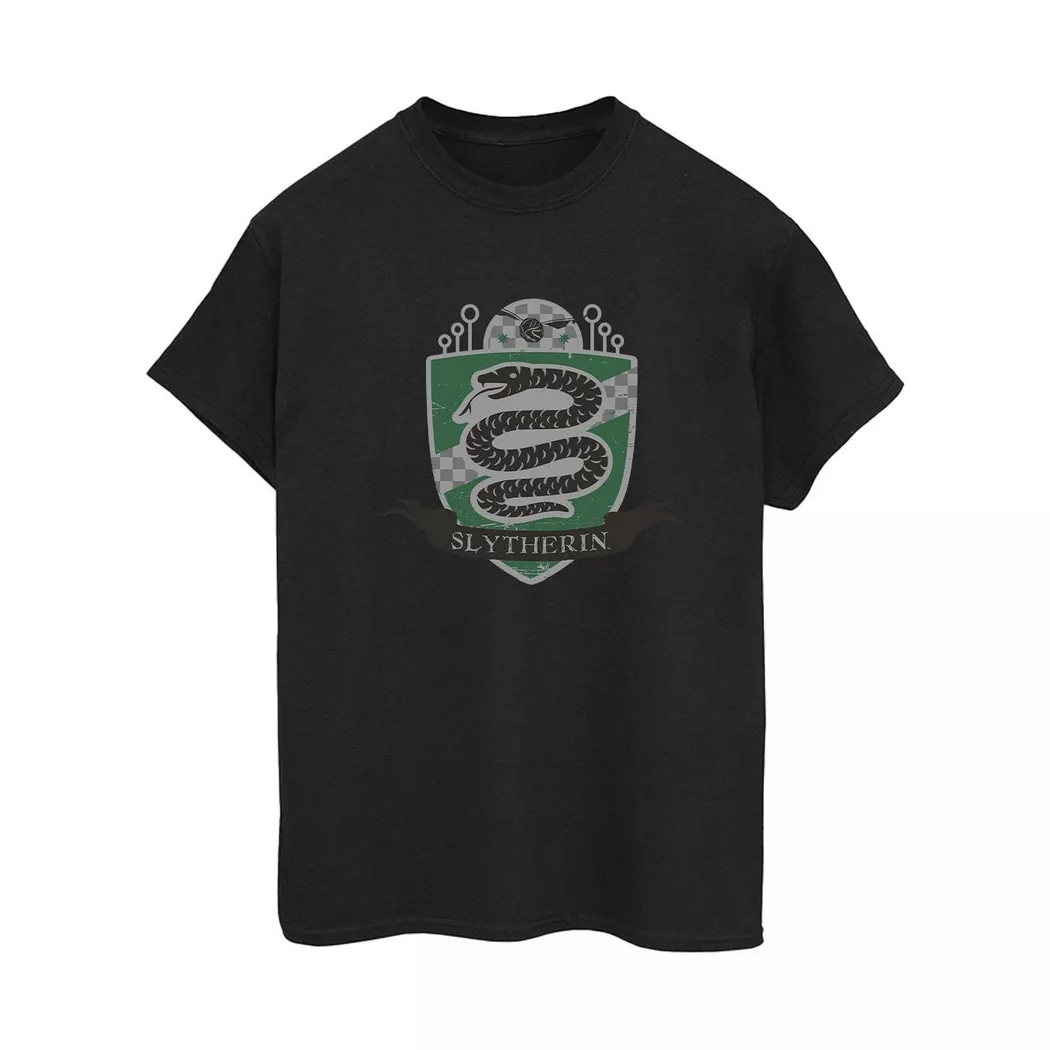 Harry Potter - Slytherin TShirt, für Damen, Schwarz, Größe S