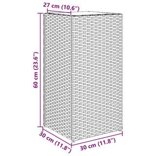 VidaXL fioriera da giardino Polirattan  