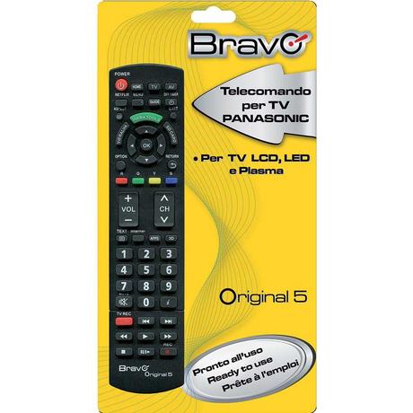 BRAVO  Bravo Original 5 telecomando IR Wireless TV Pulsanti 
