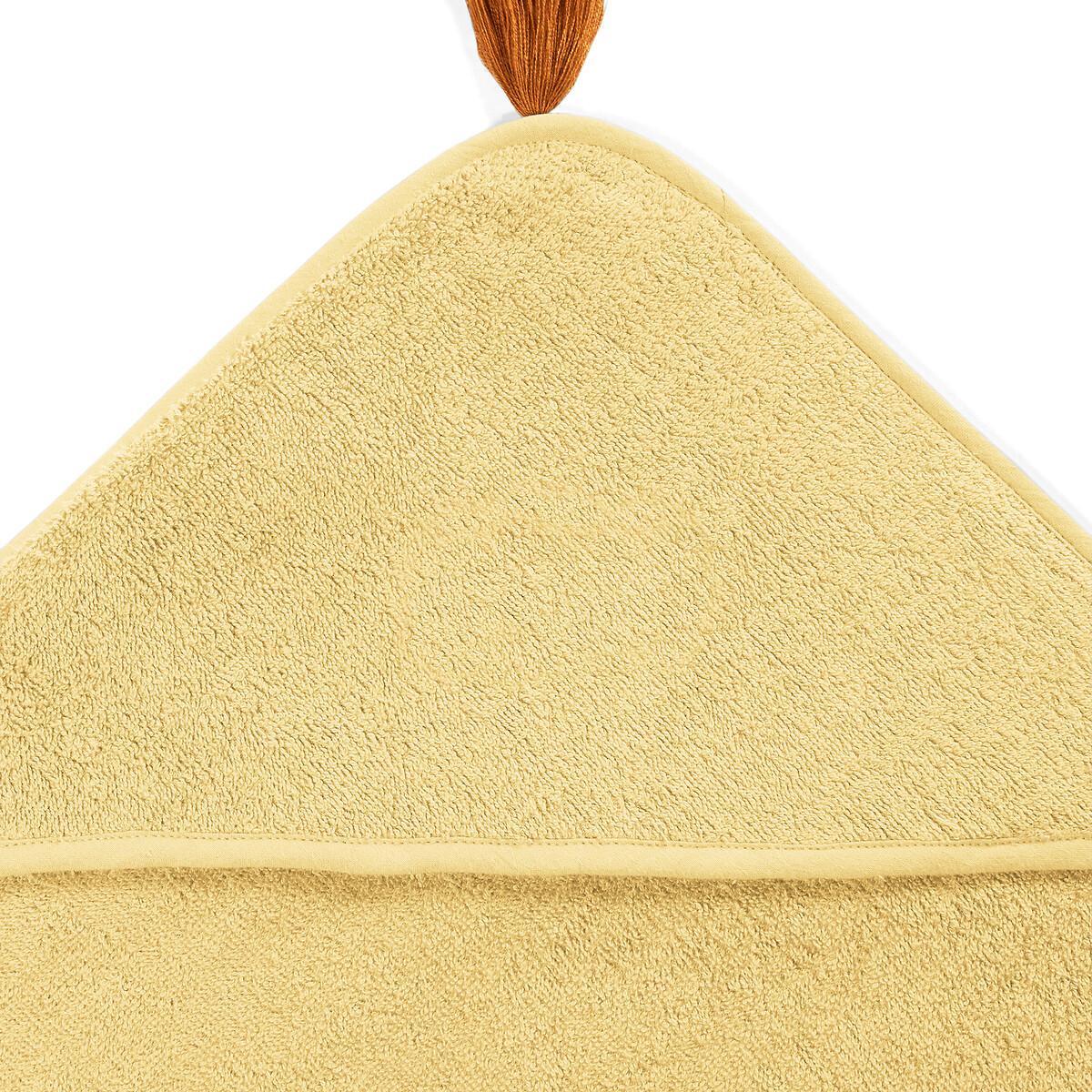 Image of Badetuch Azuris Aus Bio-frottee Unisex Gelb 70x70cm