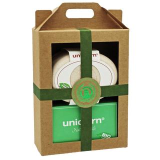 Unicorn  Naturseife All-in-one 100g mit Seifendose 