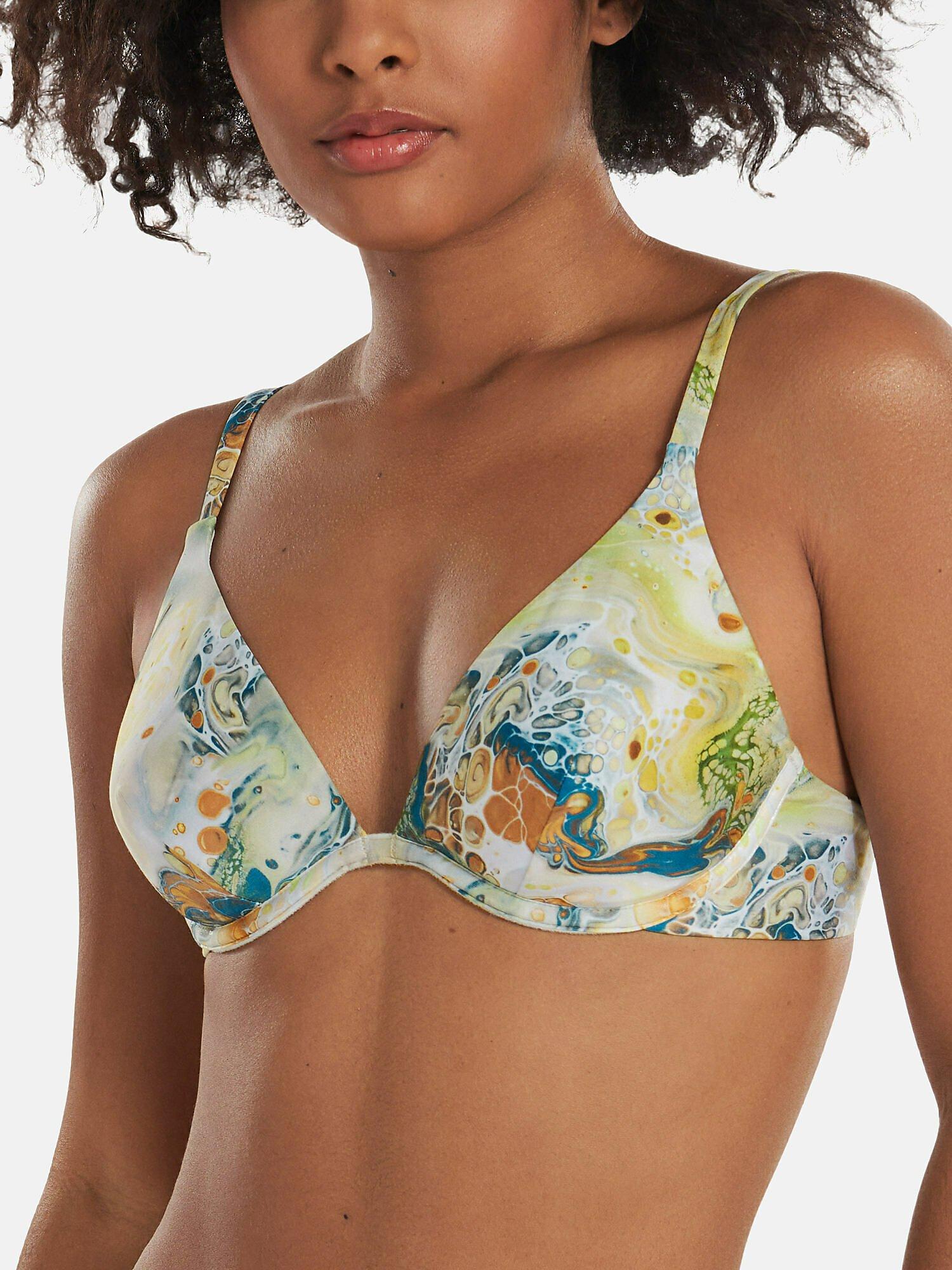 Image of Indonesia Verstellbare Träger-badeanzugoberteil Mit Armatur Damen Grün D/38