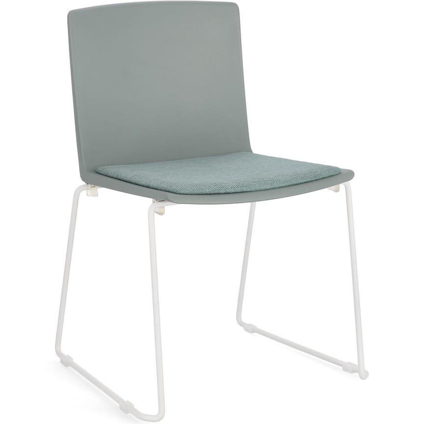 mutoni Chaise Giulia blanc vert sauge  