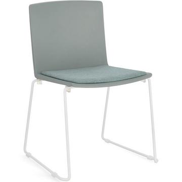 Chaise Giulia blanc vert sauge