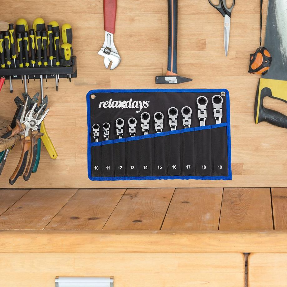 B2X Jeu de clés flexibles 10 pièces.  