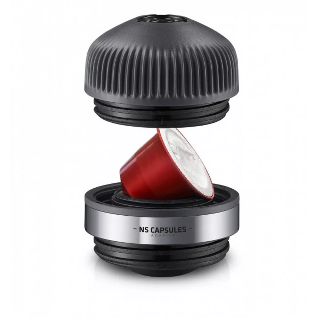 Wacaco - Reisekaffeemaschine Nanopresso NS Adapter, One Size, Schwarz