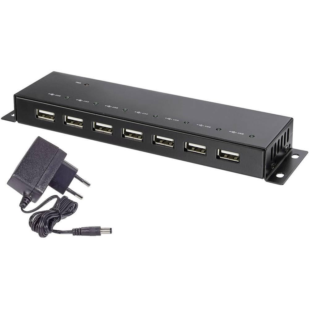 Image of 7 Port USB 2 Hub Metall