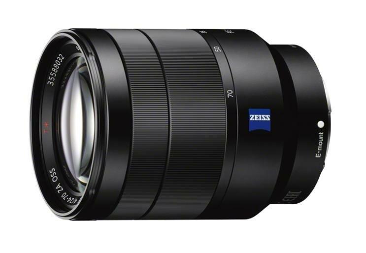 SONY  Objectif hybride  Zeiss Vario-TessarÂ® T* FE 24-70mm f/4 ZA OSS noir 