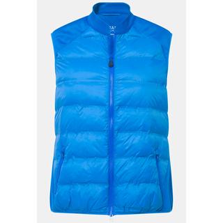 Ulla Popken  Gilet de golf dans un mélange de matières, power stretch, fermeture Éclair à double sens, col montant 