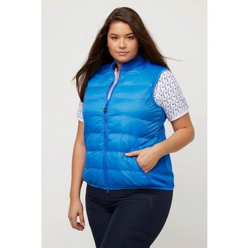 Gilet hybrid da golf con power stretch, cerniera a cursore doppio e collo alto