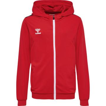 kinder-trainingsjacke mit kapuze und reißverschluss aus polyester authentic