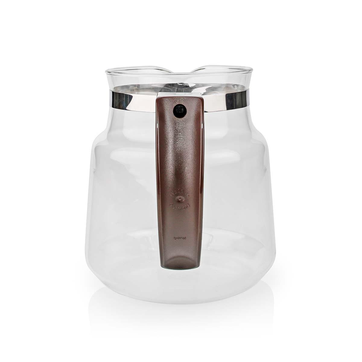 Nedis Glaskaffeekanne | Kompatibel mit: Moccamaster K / KB / 1 0PL / Excellent 10S | 1,2 l | Braun  