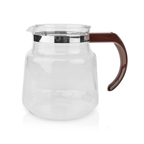 Nedis Glaskaffeekanne | Kompatibel mit: Moccamaster K / KB / 1 0PL / Excellent 10S | 1,2 l | Braun  