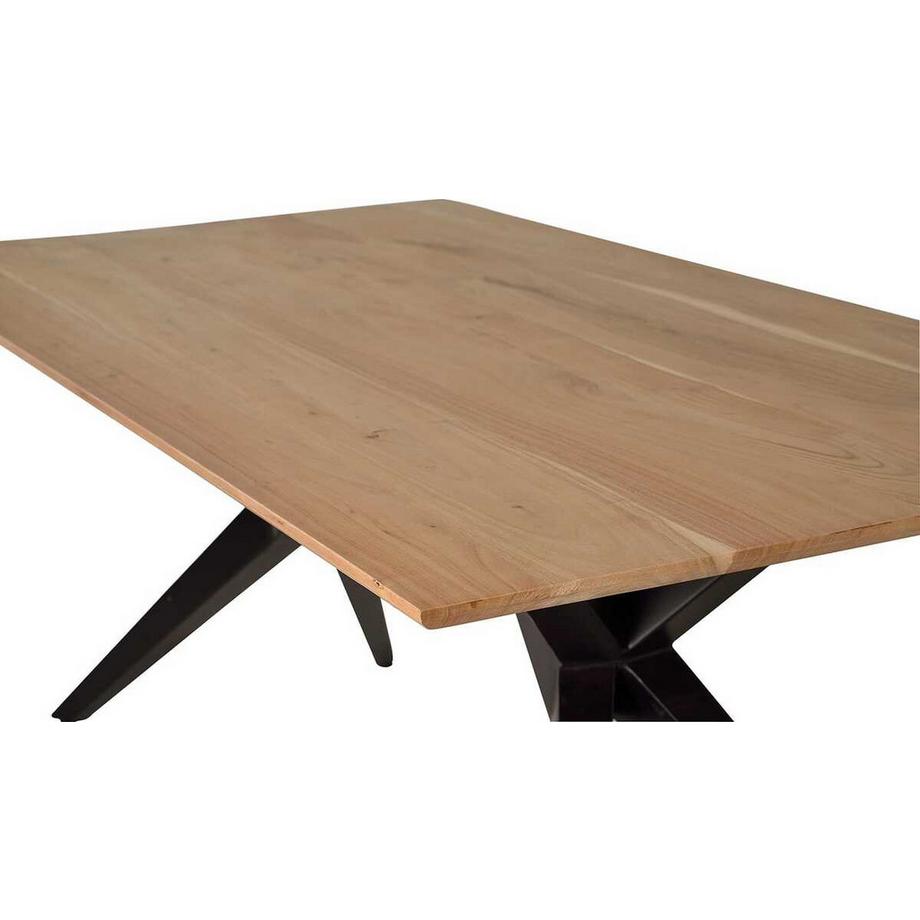 mutoni Table de salle à manger Adera acacia naturel 200  