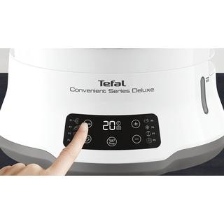 Tefal  Tefal Convenient Series Deluxe VC502D cuiseur vapeur 3 Nombre de paniers Comptoir 900 W Acier inoxydable, Blanc 