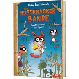 Nussknacker-Bande 1: Drei Chaoten auf vier Pfoten Schmidt, Heike Eva; Renger, Nikolai (Illustrationen) Couverture rigide 