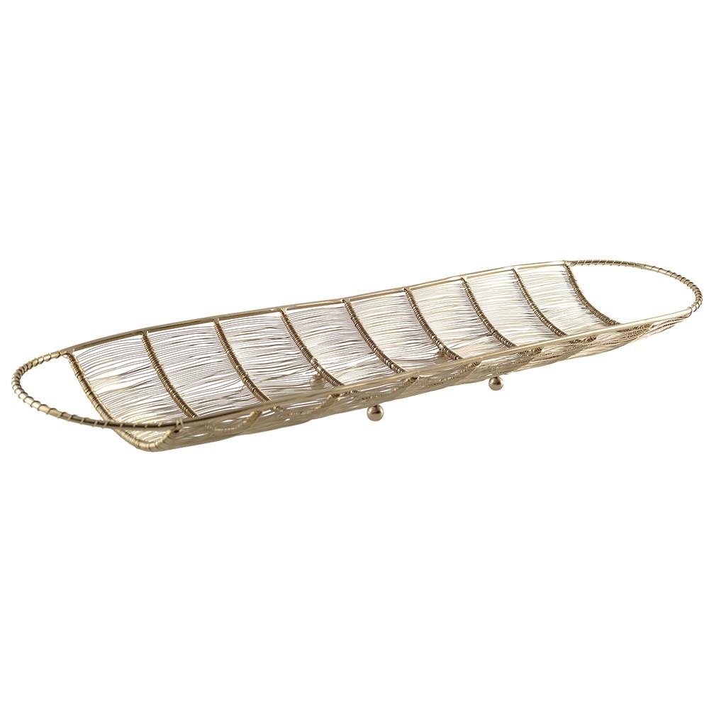 Image of Korb Mit Goldenem Faden 52x14x14cm Unisex