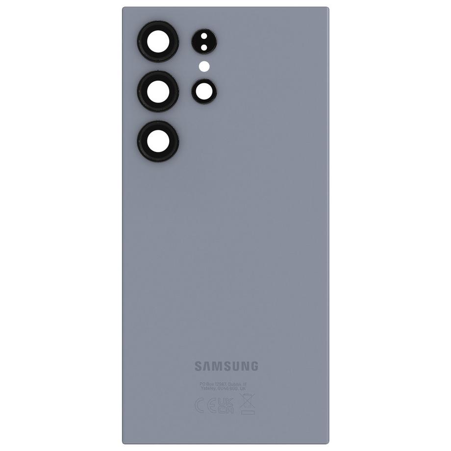 SAMSUNG  Vitre arrière Samsung S24 Ultra, Bleu 