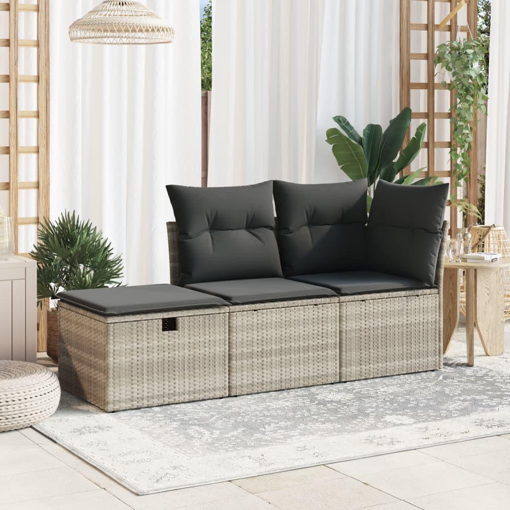 VidaXL  Gartenhocker poly-rattan 