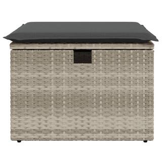 VidaXL  Gartenhocker poly-rattan 