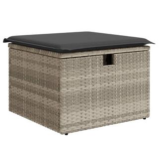 VidaXL  Gartenhocker poly-rattan 