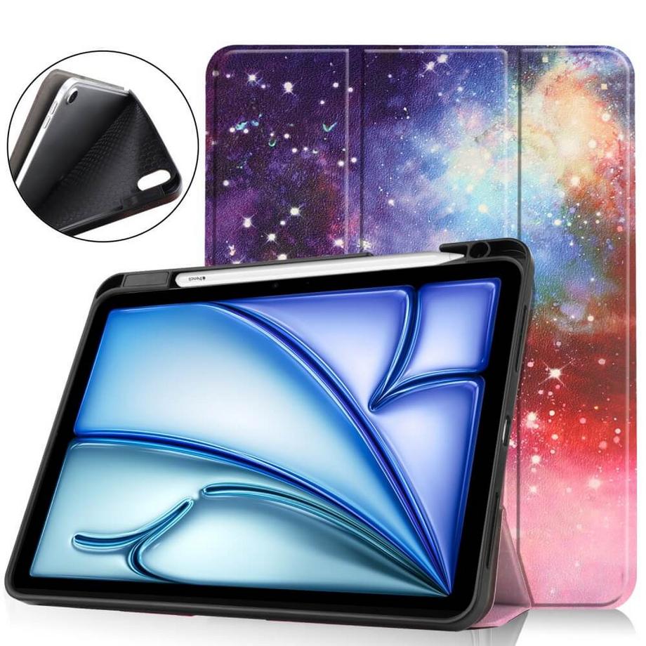 Cover-Discount  iPad Air 11 2024 -  Smart Case Pencil Holder motivo 
