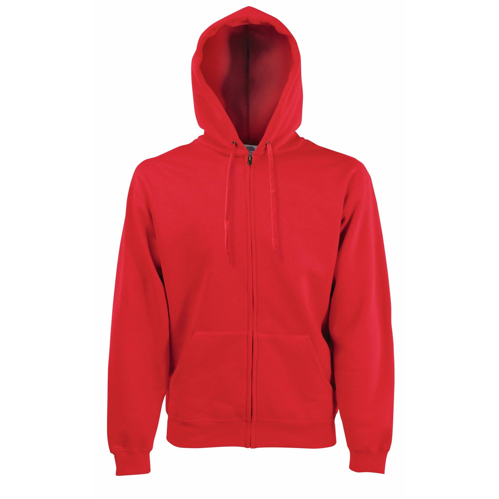 Image of Premium Mit Kapuzejacke Herren Rot Bunt S